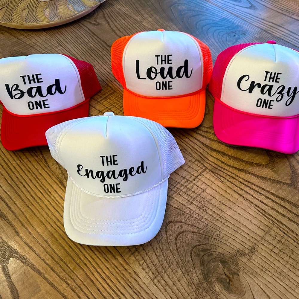 Set of bach party hats